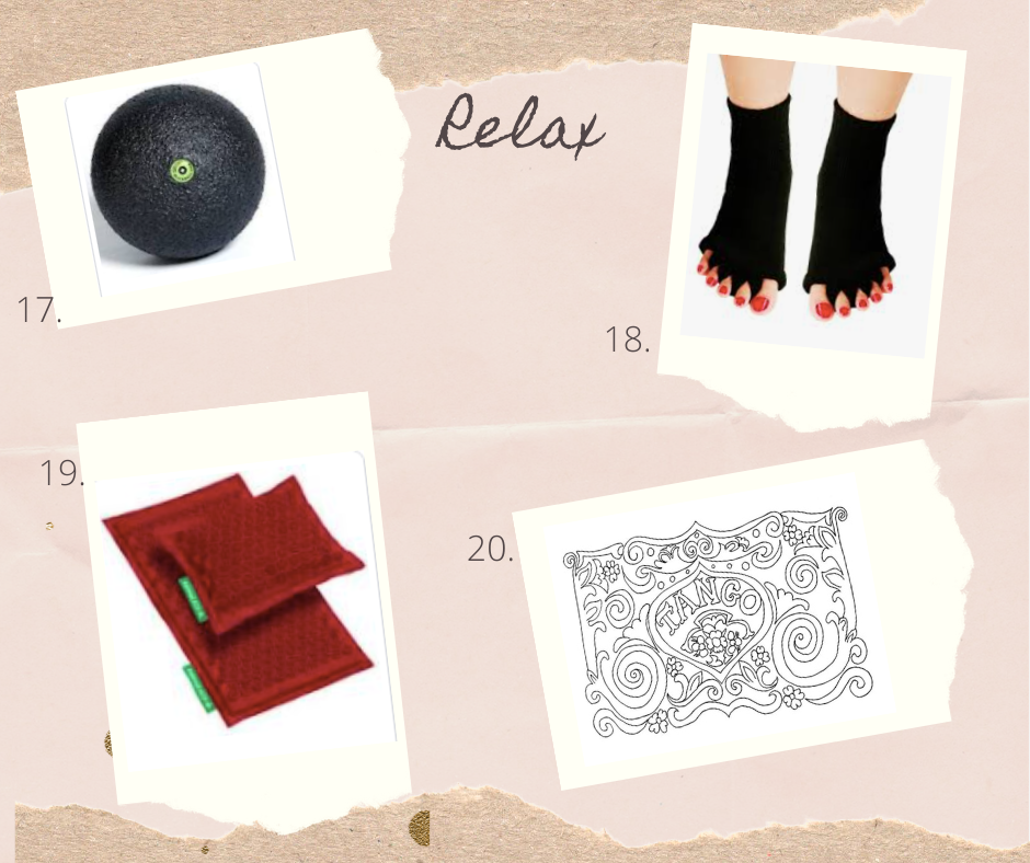 Tango Gift Guide. Category Relax